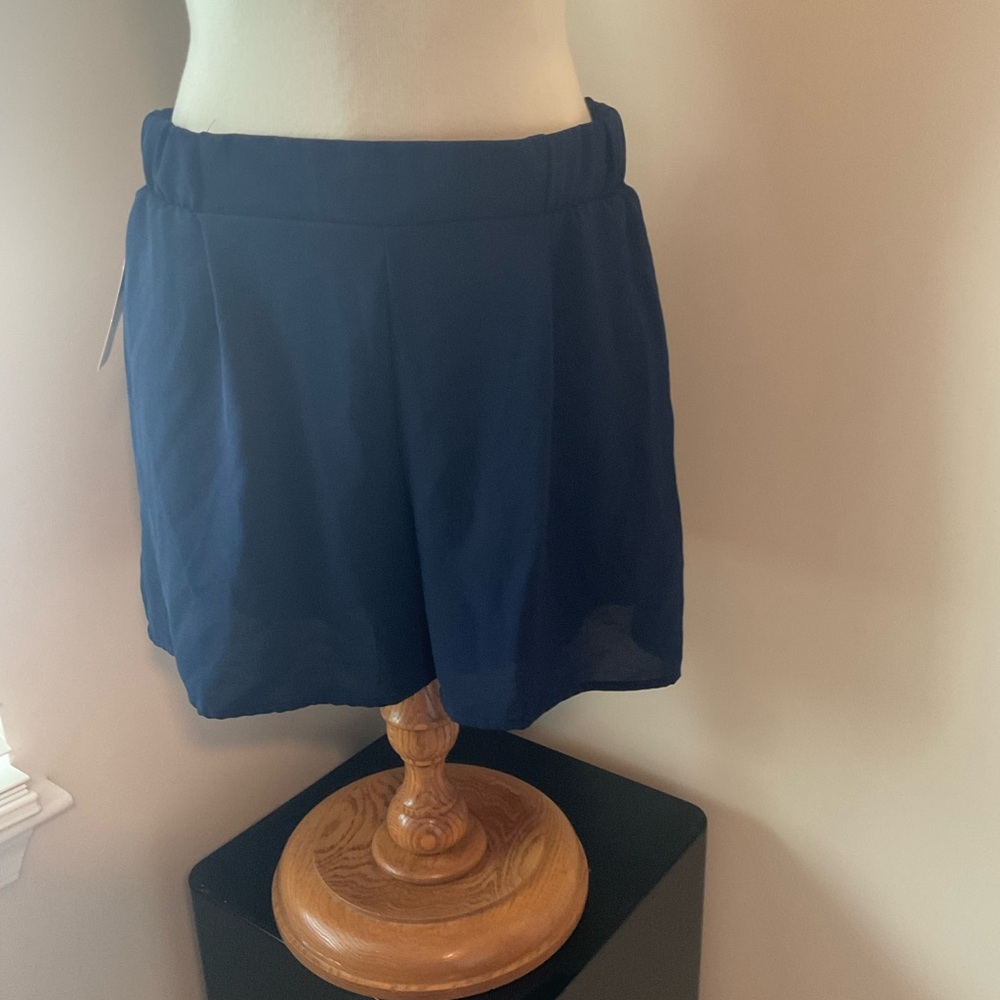 Elegant Women's Navy Shorts